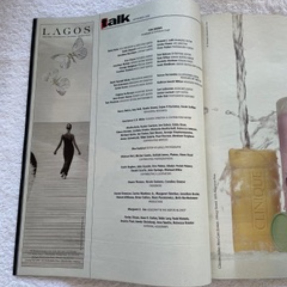 Premiere issue of Talk Magazine Sept. 1999 - Picture 3 of 4